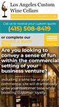 Mobile Screenshot of customwinecellarslosangeles.com